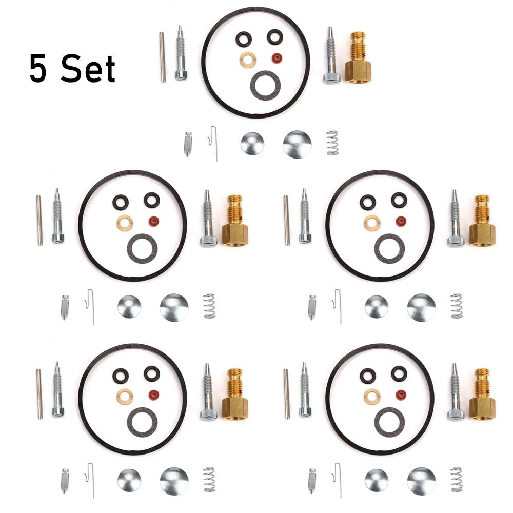 Set of 5 Carburetor Repair Kits for Tecumseh HM70 HM80 HMSK80 HMSK90 (632347 632622)