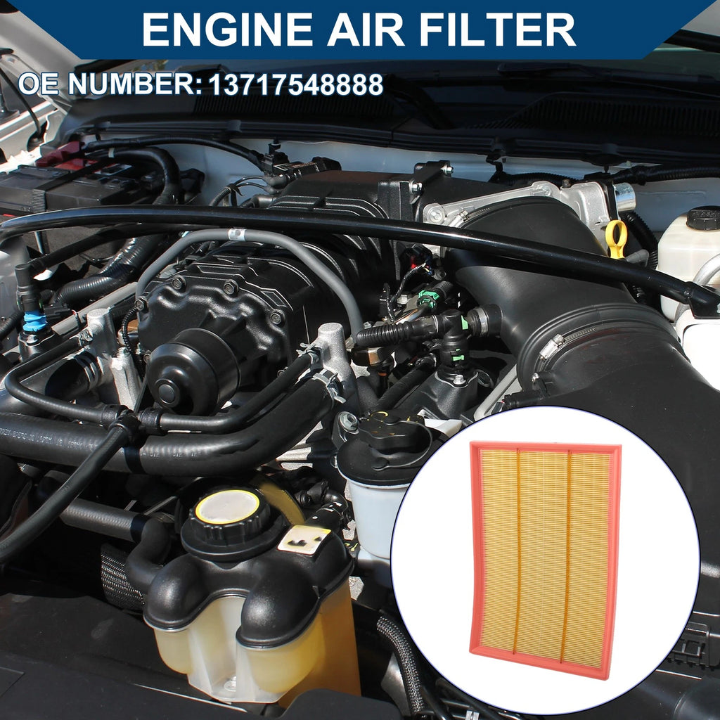 Engine Air Filter Replacement for BMW X5 3.0si (2007–2008)