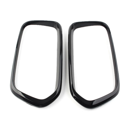 Pair of Black Front Bumper Grille Frame Covers for BMW X2 F39 (2018–2021)