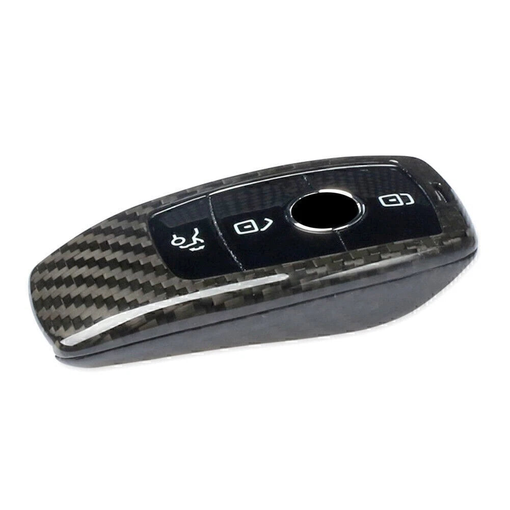 Remote Key Case Shell Cover for Mercedes Benz E-Class W213 (2017–2023) Carbon Fiber