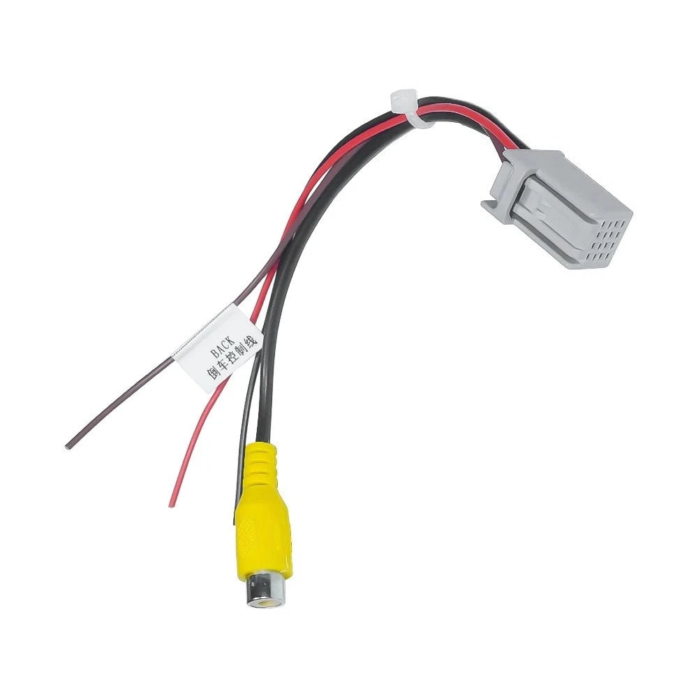 8Pin Rear Camera Video Plug Adapter RCA Cable For 14-20 Mitsubishi Factory Radio