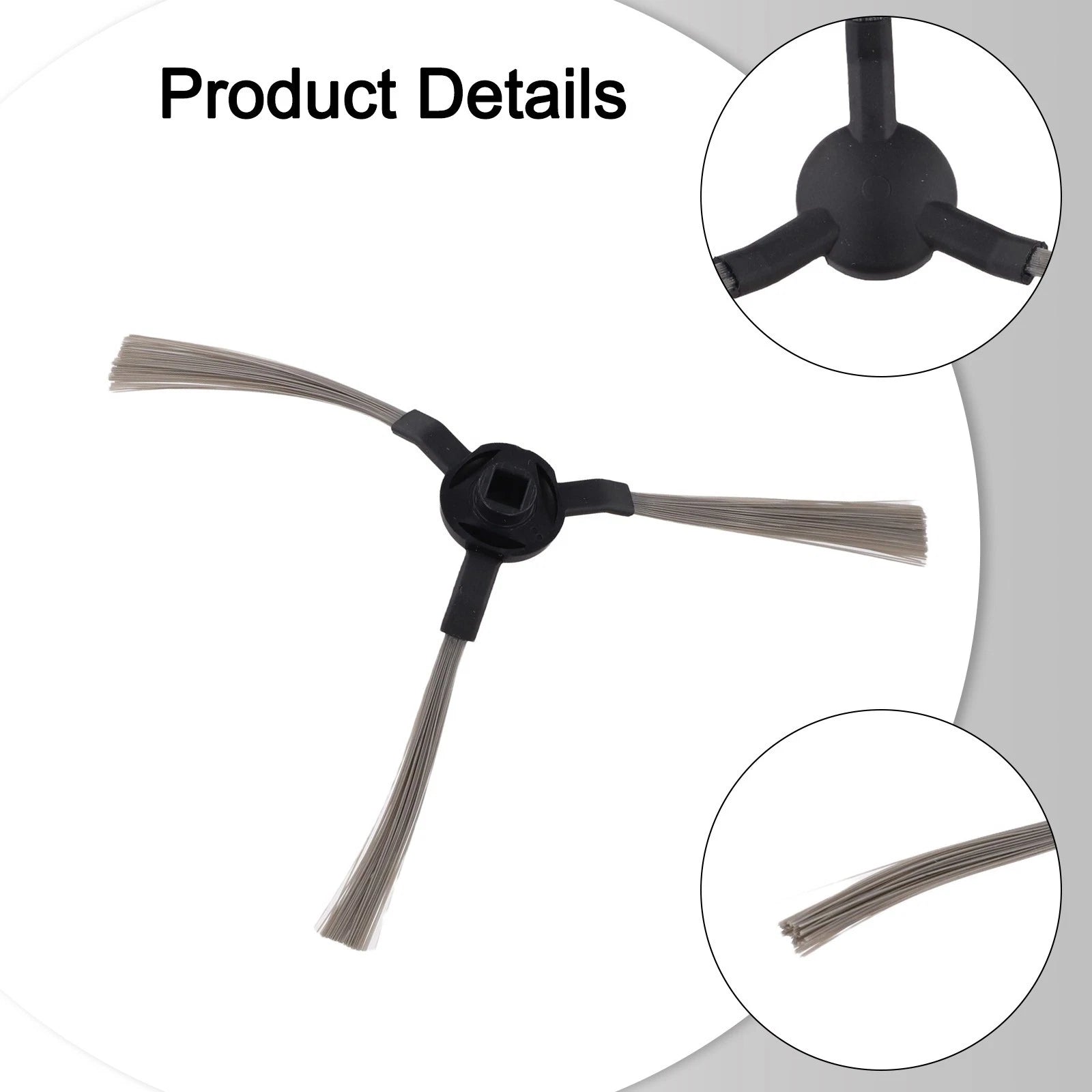 Set of 4 Replacement Side Brushes for MONSGA MR1 (2019–2023)