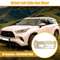 Sun Visor Assembly Replacement for Toyota Highlander (2014–2019 Beige)