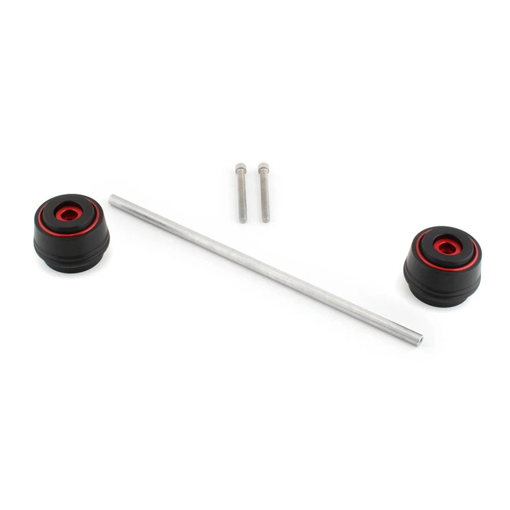 Front Wheel Axle Fork Slider Crash Protector for Zontes Shengshi 368 D E M (2019–2023) Red