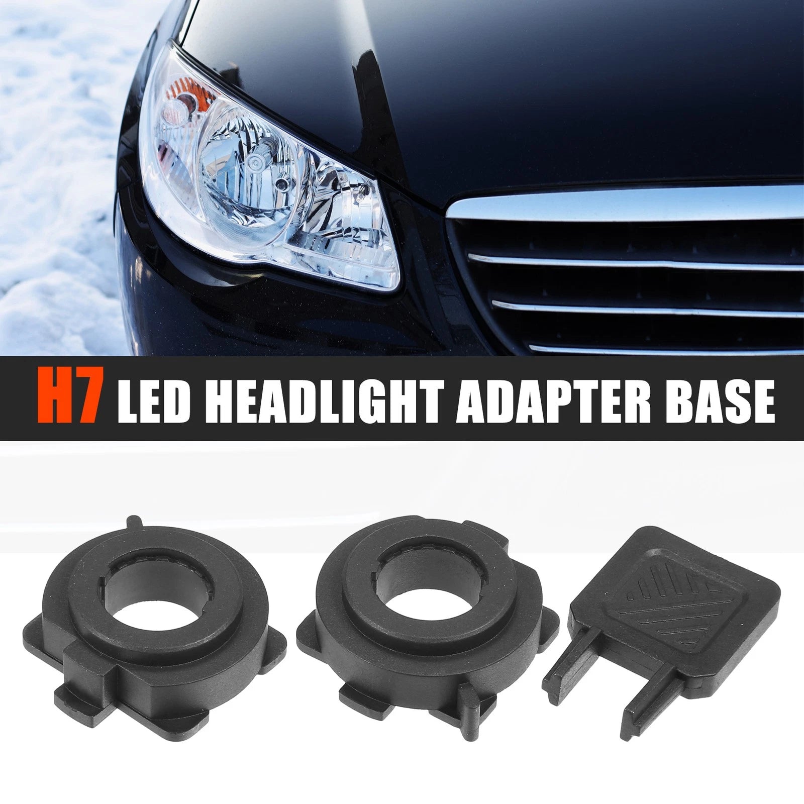 LED Headlight Adapter Base Set Replace for Mazda CX-5 (2018–2022)