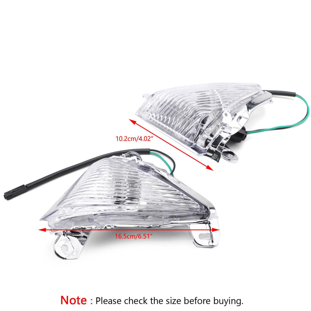 Front Turn Signal Lens for Kawasaki Ninja ZX6R ZX10R ZX14R EX650 ER-6N GTR1400 (2000–2023)