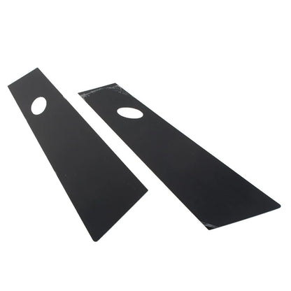 2X Bright Black Door Window Pillar Posts Trim for Tesla Model 3 (2017–2022)