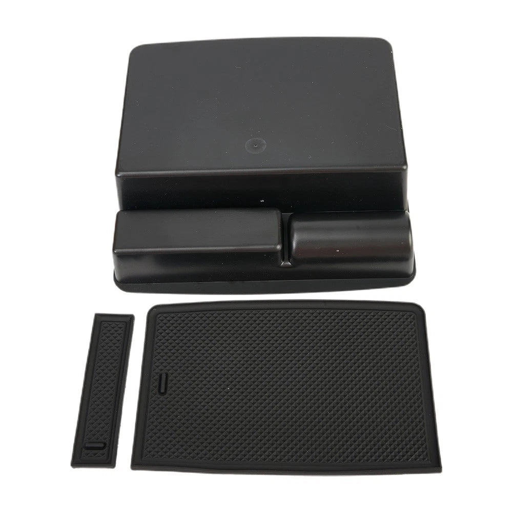 Car Storage Box Organizer for Interior (Universal Fit) 17.3x16cm Black