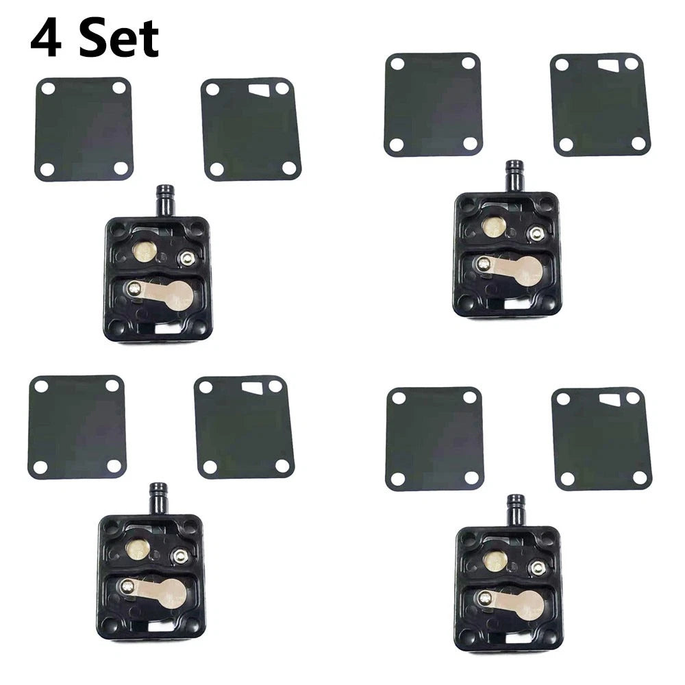 4X Fuel Pump Kit for Yamaha Outboard 2T 15-25HP (682-24412, 677-24411)