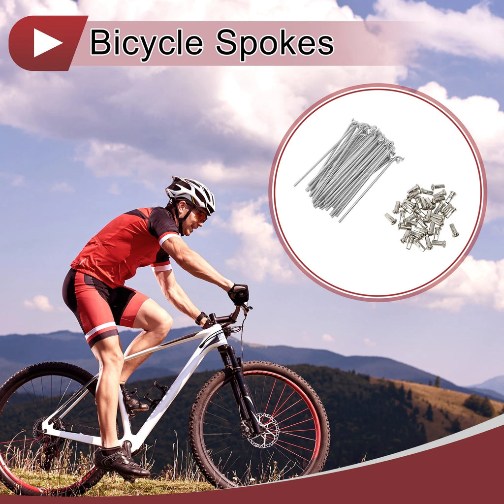 Bicycle Spokes Front Set 87mm 12G Steel Galvanized for 26 Inch Wheel (36)