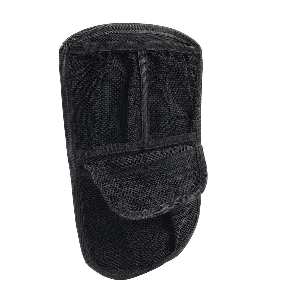 Black Glove Box Lid Organizer 3 Mesh Pocket for Can Am Ryker (2019–2024)