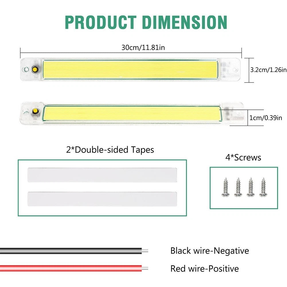 2X LED Strip Lights for UTE Van (Universal)