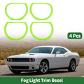 4 Pcs Headlight Trim Bezel Replacement for Dodge Challenger (2015–2024)