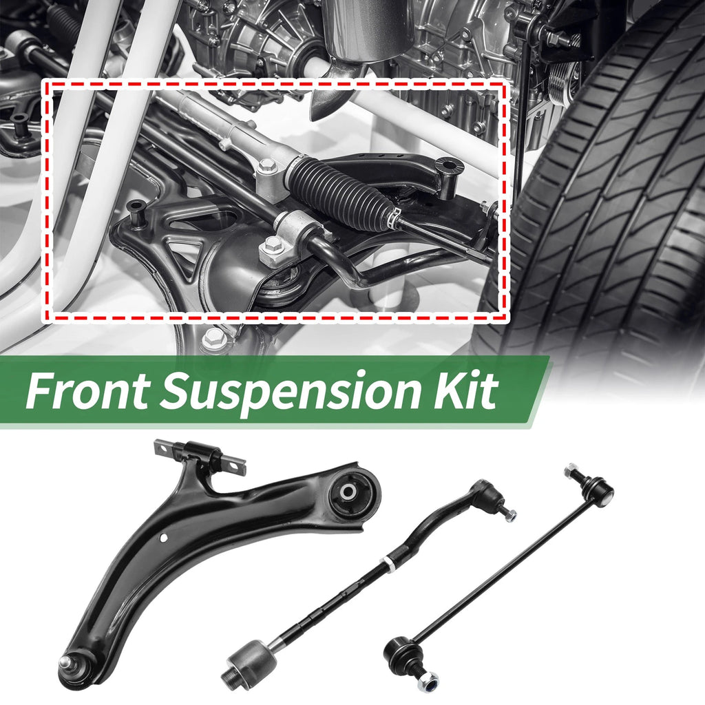 8pcs Front Suspension Control Arm Kit for Nissan Rogue Select (2014–2015)
