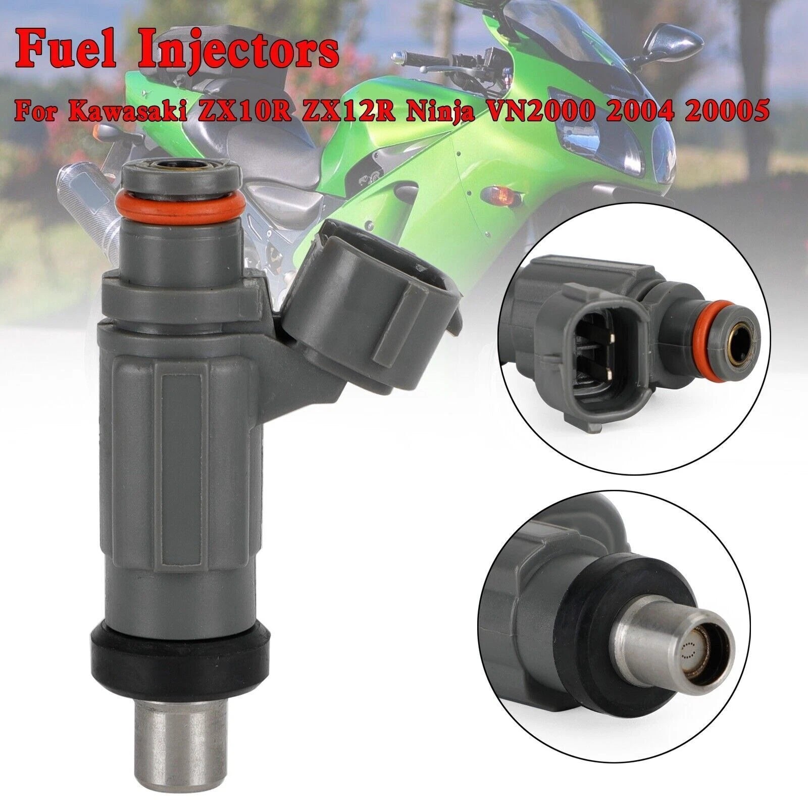Fuel Injector 49033-0003 for Kawasaki ZX10R ZX12R VN2000 (2004–2005)