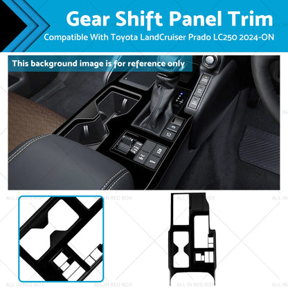 Gear Shift Panel Trim ABS for Toyota LandCruiser Prado LC250 (2024-ON)