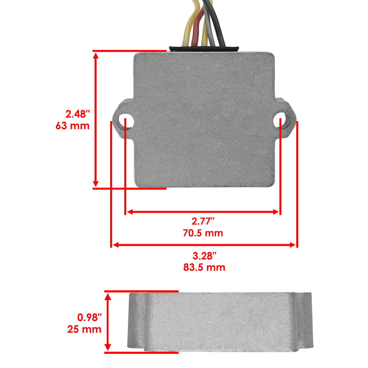Regulator Rectifier Replacement for Mercury Force Marine 120HP (1990–1992)