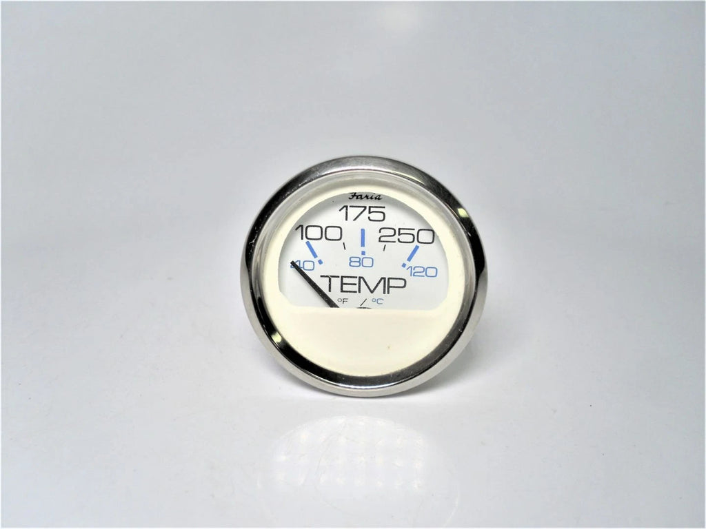Faria GP9172A 2" Marine Engine Motor Temperature Gauge for