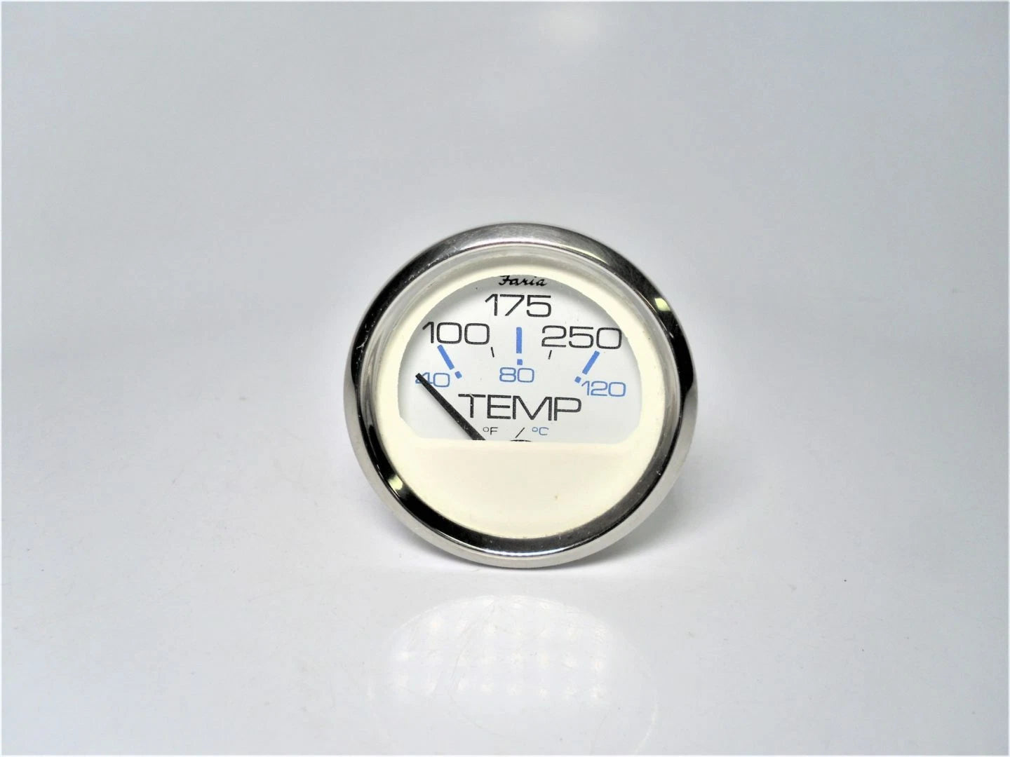 Faria GP9172A 2" Marine Engine Motor Temperature Gauge for