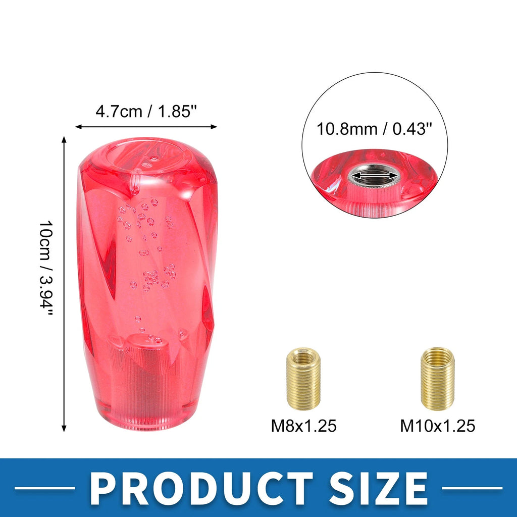 Set of 1 Universal Shift Knob with 2 Adapters for Manual/Automatic Vehicles