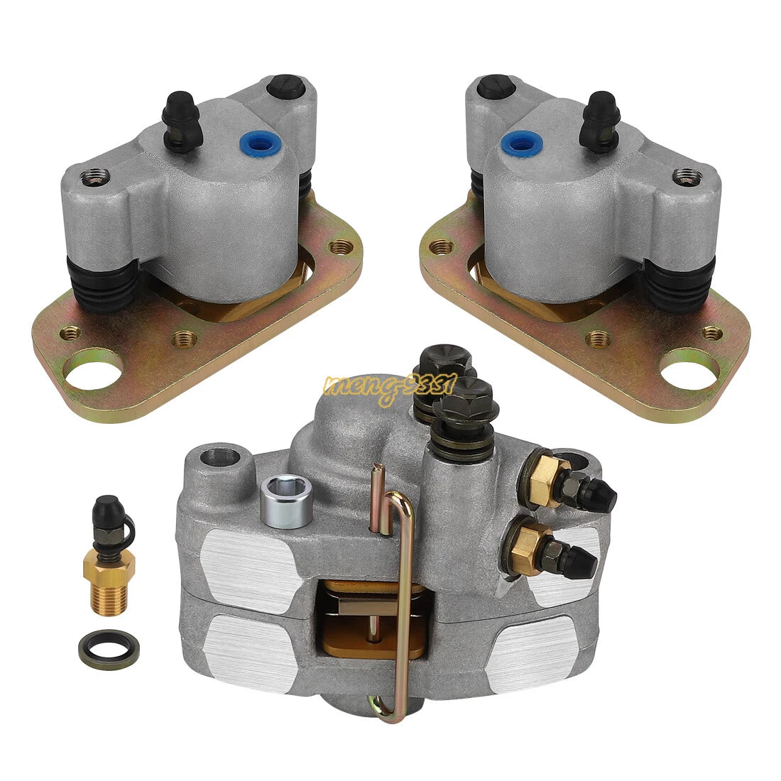 Front & Rear Brake Calipers w/Pads for Polaris Magnum 325 2x4 4x4 (2000–2001)