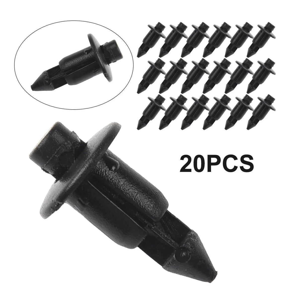 Set of 4 Panel Fastener Clips for Bike (6mm)