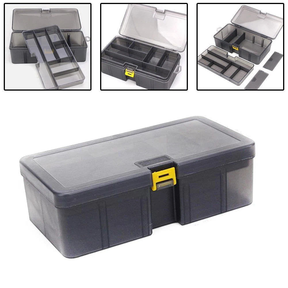 Tool Box Container for Fishing Hooks and Screws (Multi-division)