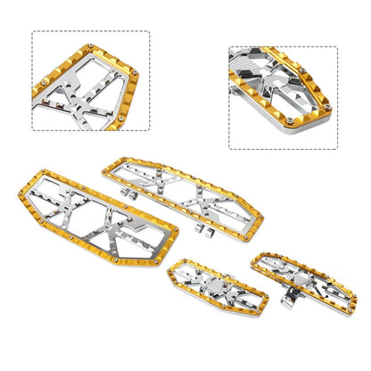 Driver Passenger Floorboard Foot Peg Pedals for Harley Electra Road Glide