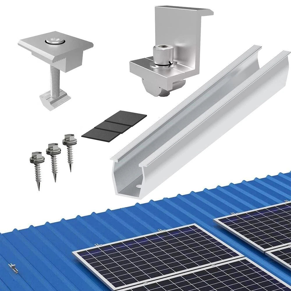 Bracket Rails Clamp for Photovoltaic Roof Solar Panel