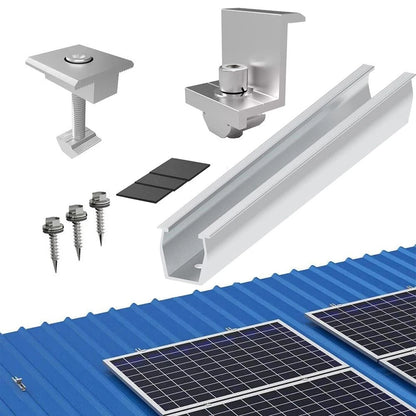 Bracket Rails Clamp for Photovoltaic Roof Solar Panel