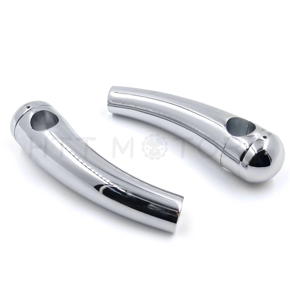 1" Chrome Handlebar Risers for Harley Dyna (Custom)