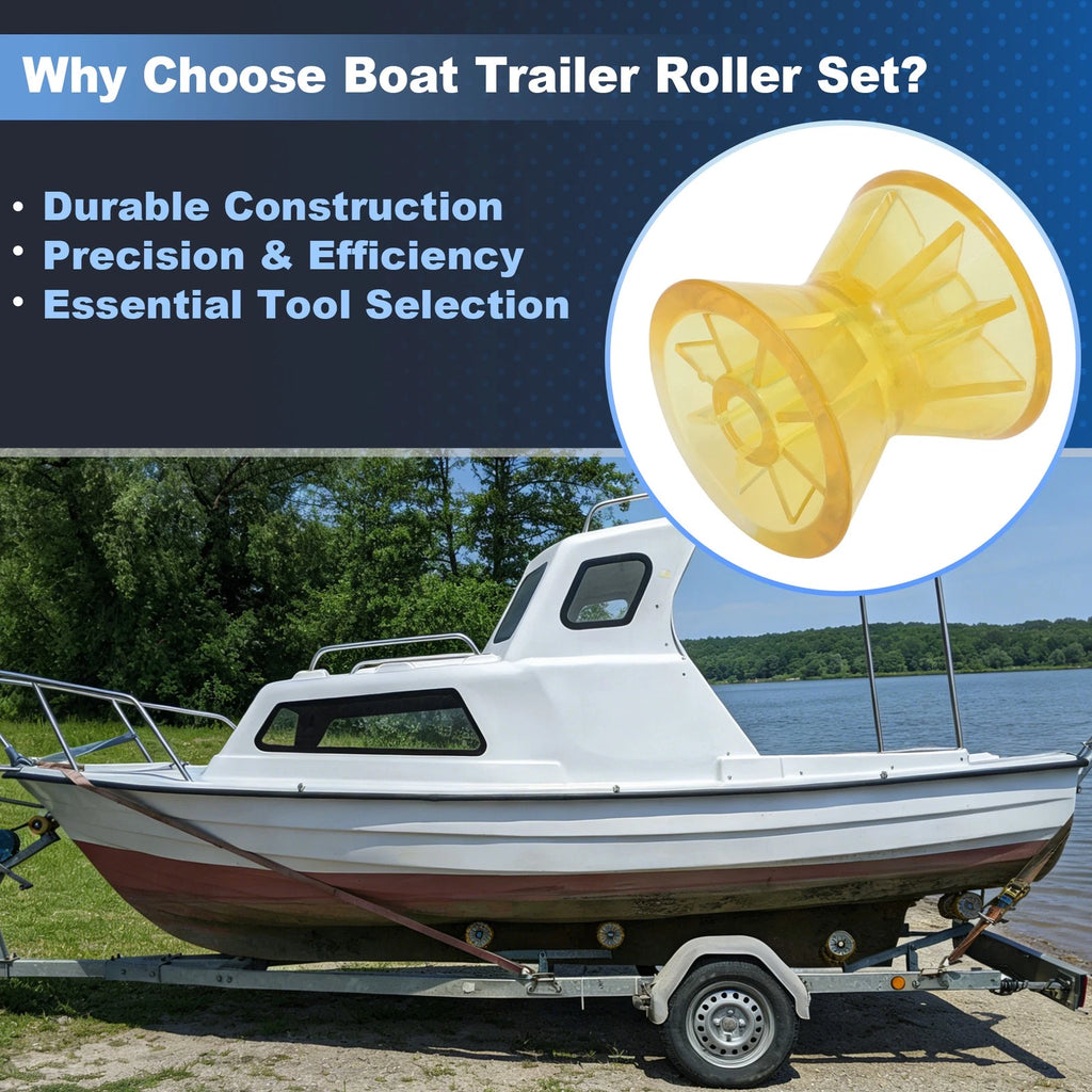 Boat Bow Trailer Roller Replacement for 3 Inch Hardware with 1/2 Inch Shaft (1980–2010)