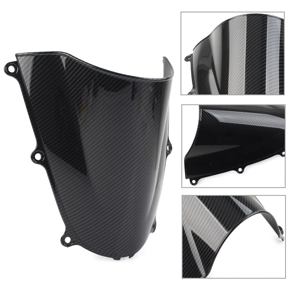 Windshield Windscreen ABS for Honda CBR600RR (2005–2006) Carbon Fiber Black