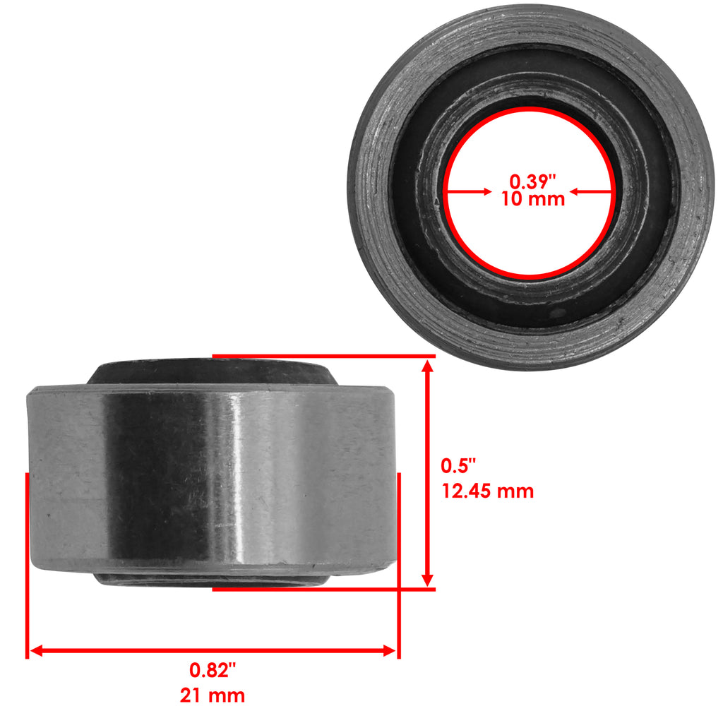 Front Upper Lower A-Arm Bushing Kit for Honda Sportrax 300 TRX300EX (1993–2004)