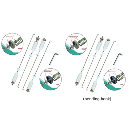 Set of 2 Shock Absorbing Suspension Rods for Laundry Experience