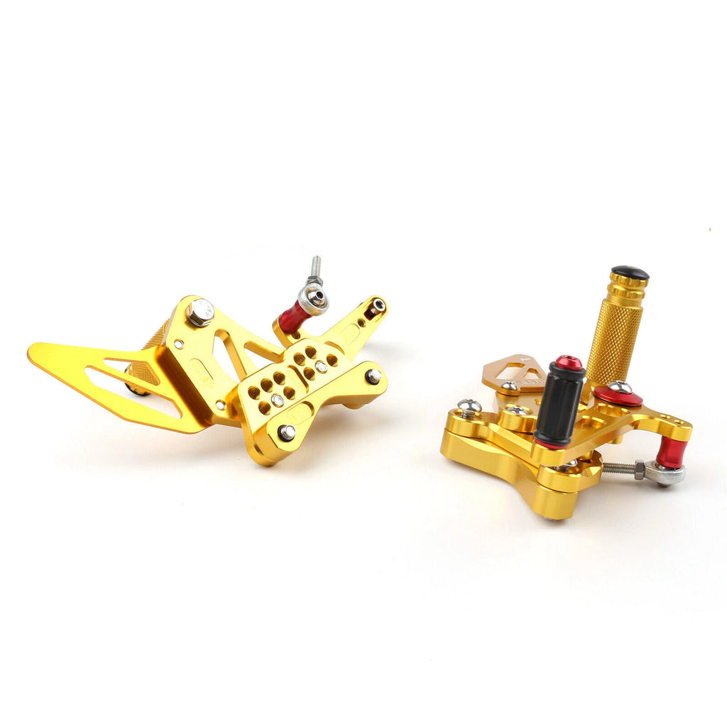 Rearset for Ducati 848 1098 1098S 1098R 1198 (2008–2015) Gold T9