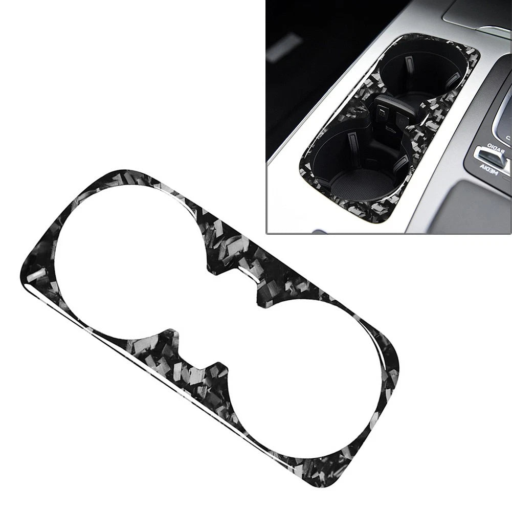 Water Cup Holder Panel Frame Cover for Audi Q7 SQ7 (2016–2019) RHD