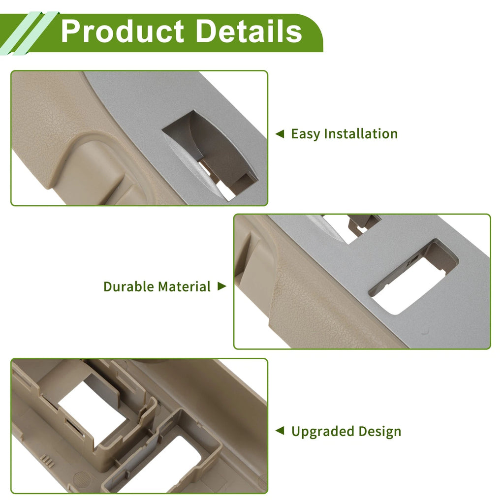 Front Right Window Switch Bezel Cover for Chevy Silverado 1500 (No. 20922524)