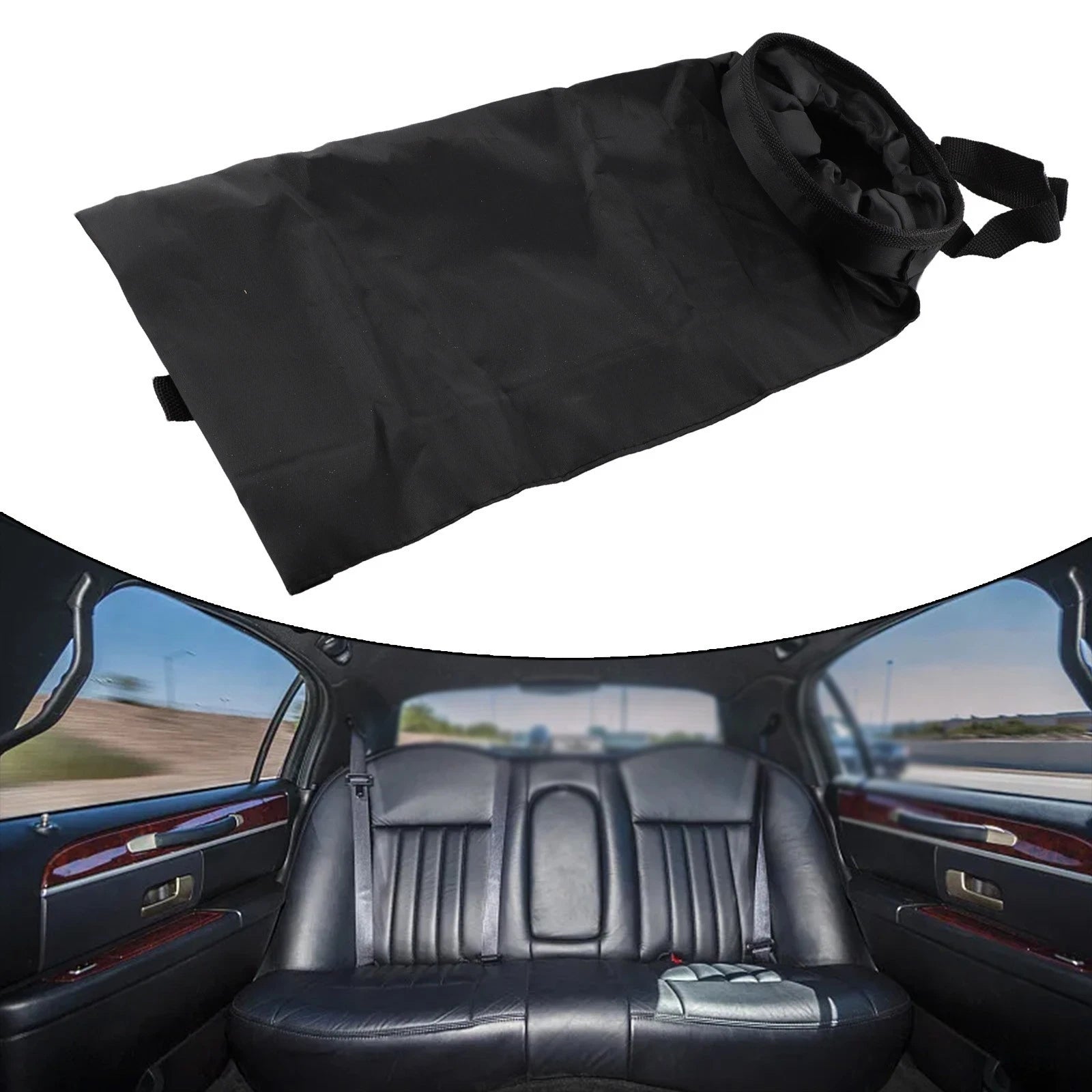 Car Trash Holder Bag for Universal Fit (Square Shape)
