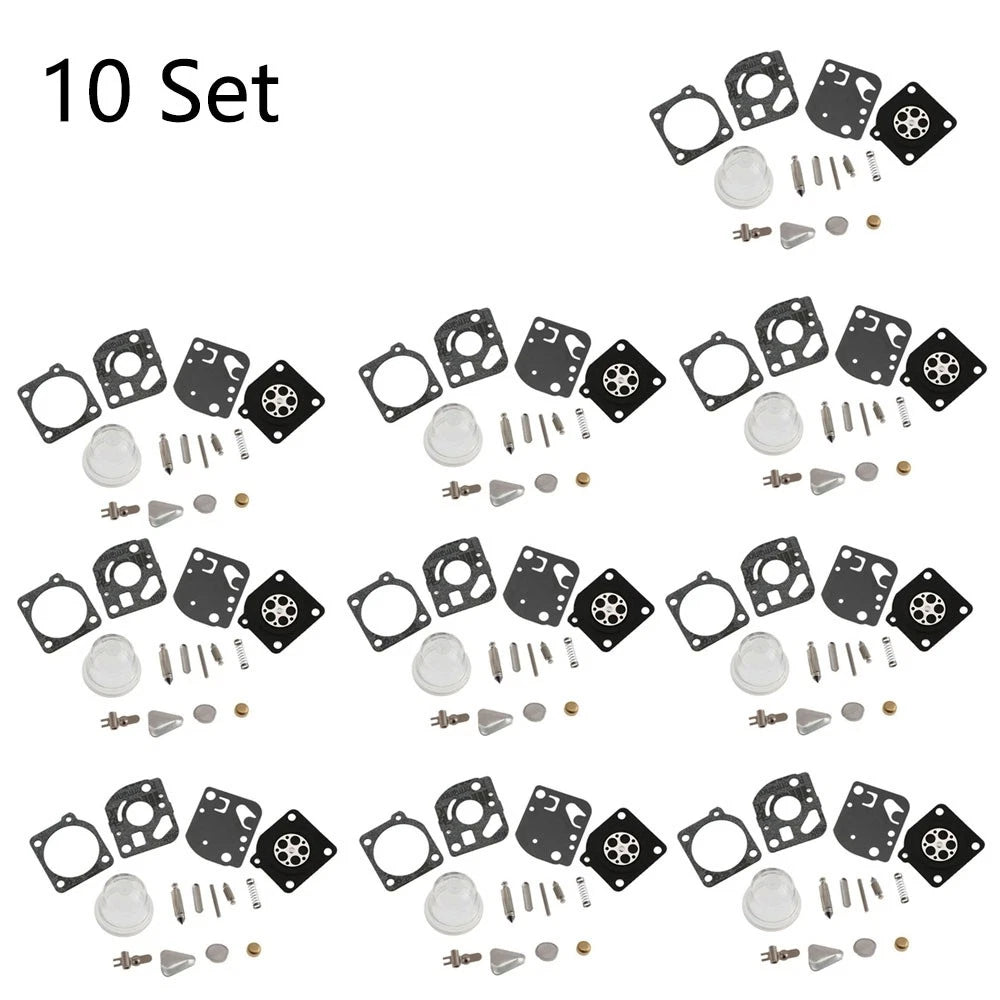 10 Set Carb Repair Kit for ZAMA C1U C1Q RB-47 (WeedEater Trimmer Blower)