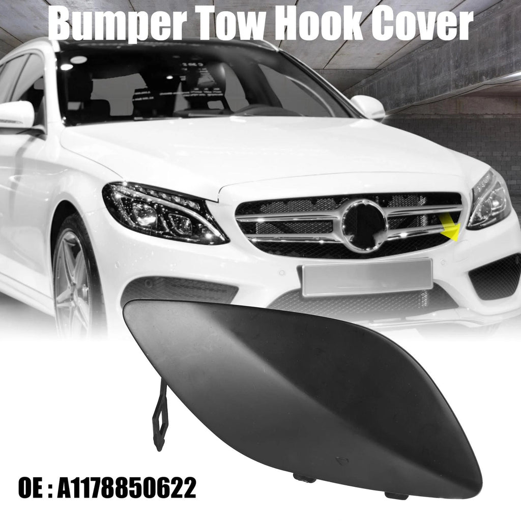Front Bumper Tow Hook Cover for Mercedes-Benz CLA 250 (2014–2023) Black