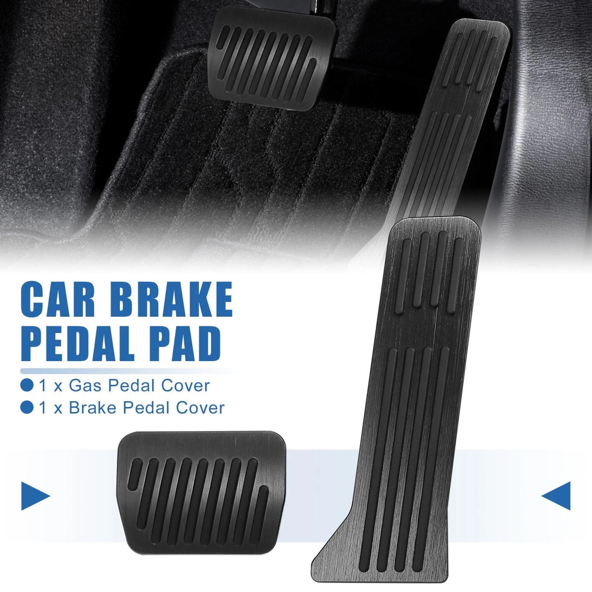Gas Brake Pedal Cover Kit for Mazda 2 3 6 CX-3 CX-5 CX-9 (2011–2020)