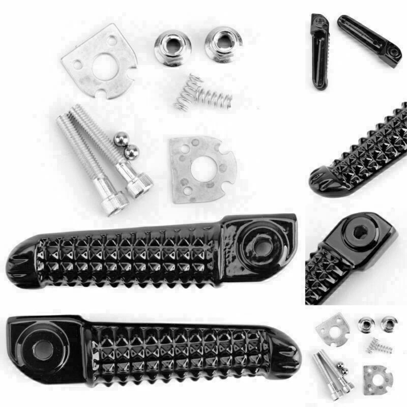 Rear Foot Peg Footrest for Yamaha YZF R1 (1998–2014), R6 (1999–2014), R6S (2003–2008) Black T9