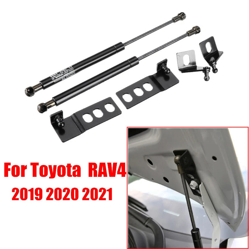 2X Gas Front Hood Lift Supports Struts for Toyota RAV4 (2019–2023)