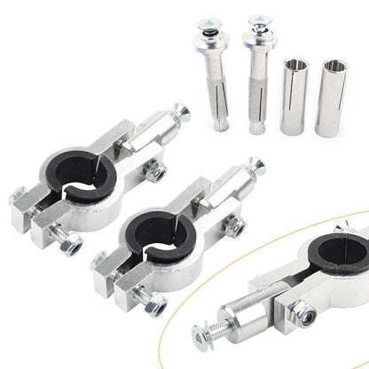 Set of 2 Handlebar Hand Guard Bracket Mounts for Motorcycle