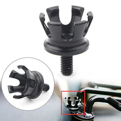Rear Seat Bolt Tab Screw Mount for Harley (1996–Present) Black