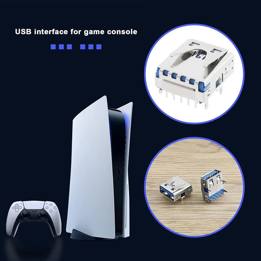 USB3.0 Back Type-A Port Super Interface Socket Fits For 5 Console