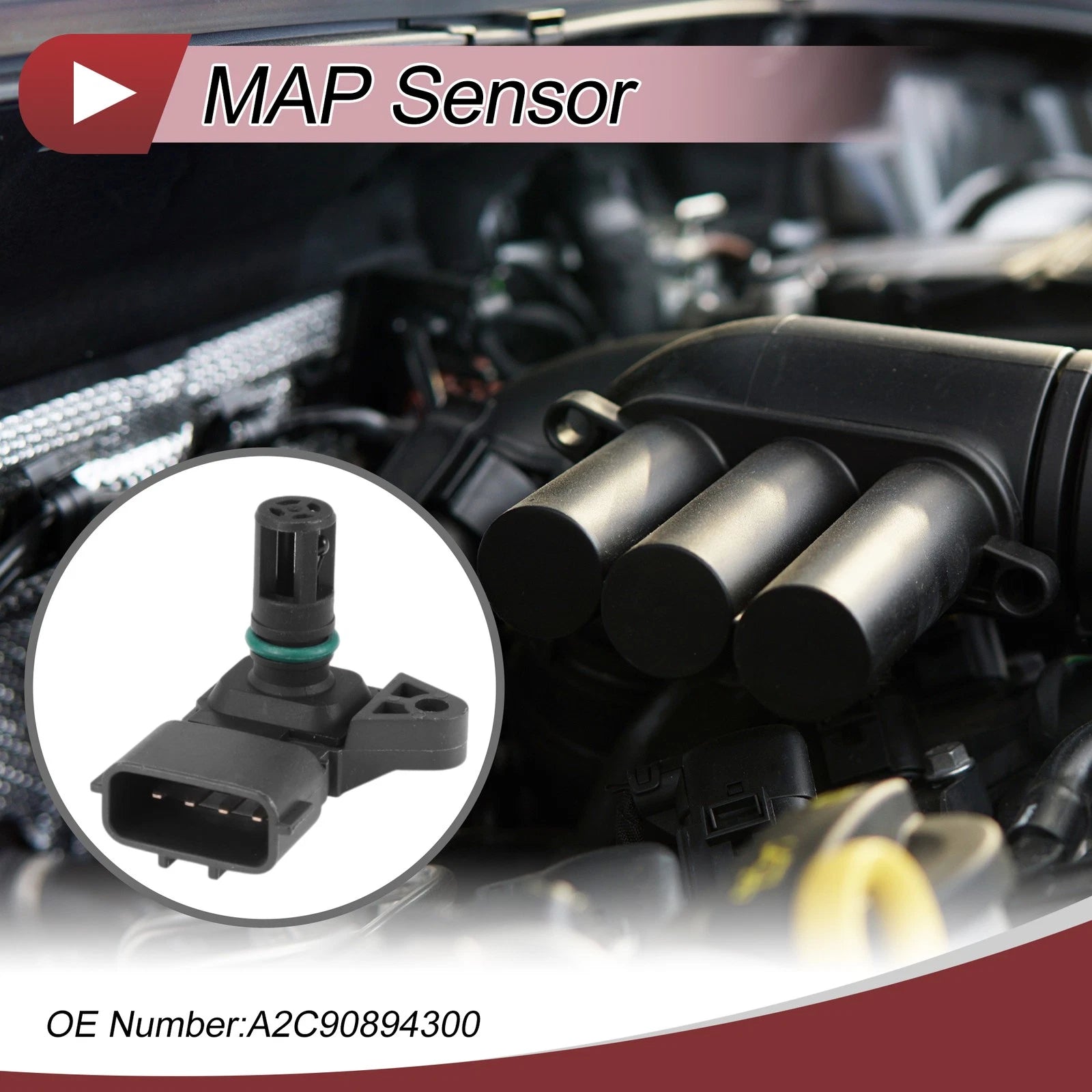 MAP Sensor A2C90894300 for Nissan Micra III (2003–2010)