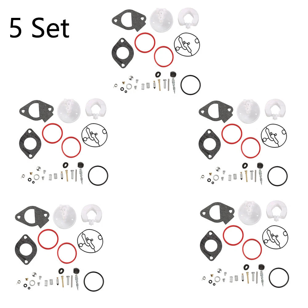 Set of 5 Carburetor Rebuild Repair Kits for B&S 215000 Engines (796184)