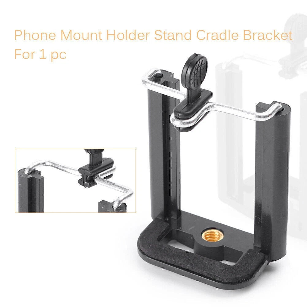 Clip Bracket Monopod Tripod Stand Mount Holder Adapter For Camera Cell Phone